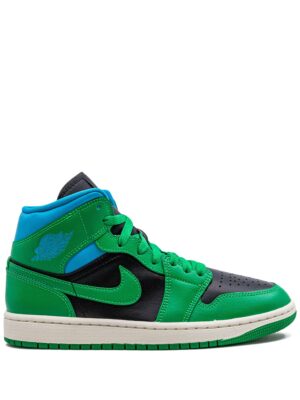 Air Jordan 1 Mid Lucky Green Aquatone
