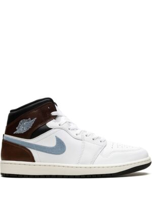 Air Jordan 1 Retro Mid SE Brown Blue Grey