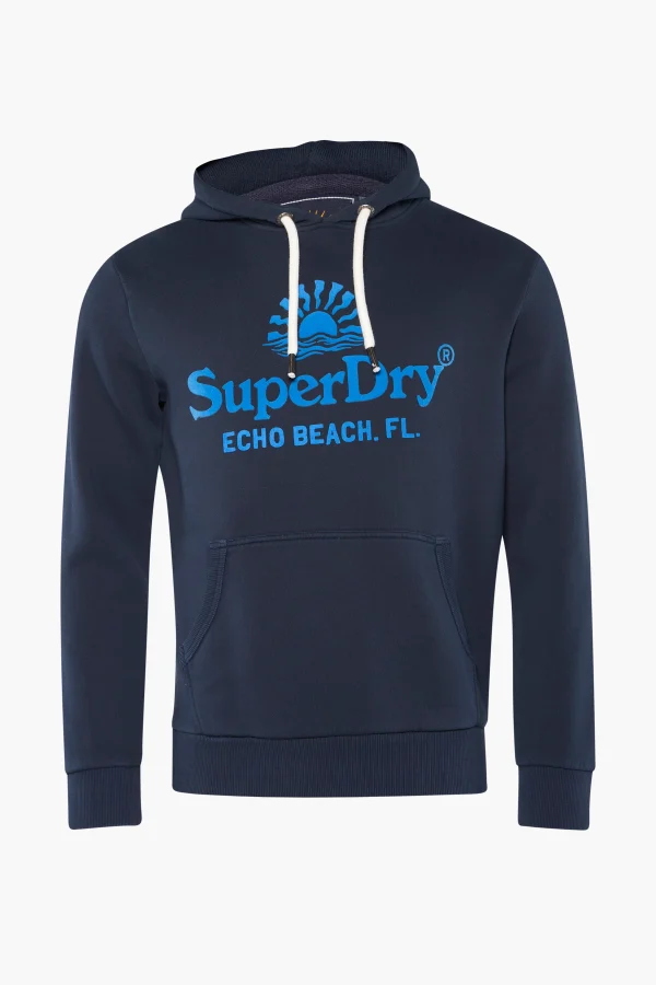 Sudadera con capucha Superdry Eclipse Navy