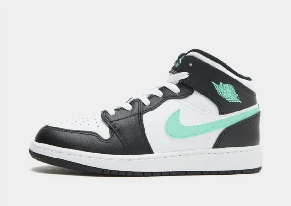 Air Jordan 1 Mid Black & Aqua
