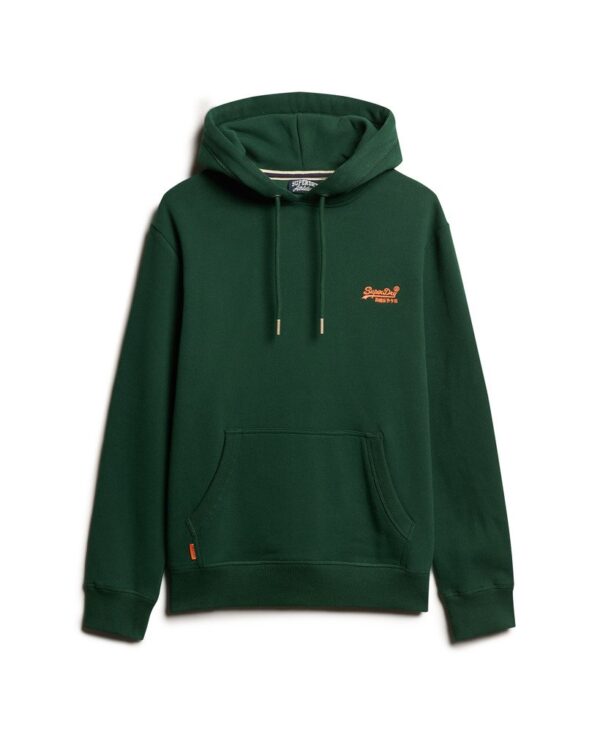Sudadera Superdry con capucha y logotipo Essential Verde Esmalte